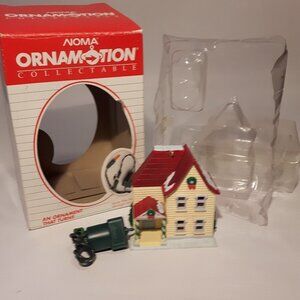 1989 Vintage NOMA Ornamotion Rotating Ornament FIRST HOME